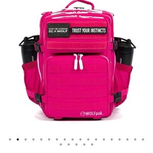 Like new pink Wolfpak bag.